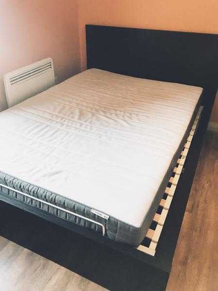 Double Bed and Mattress for Sale