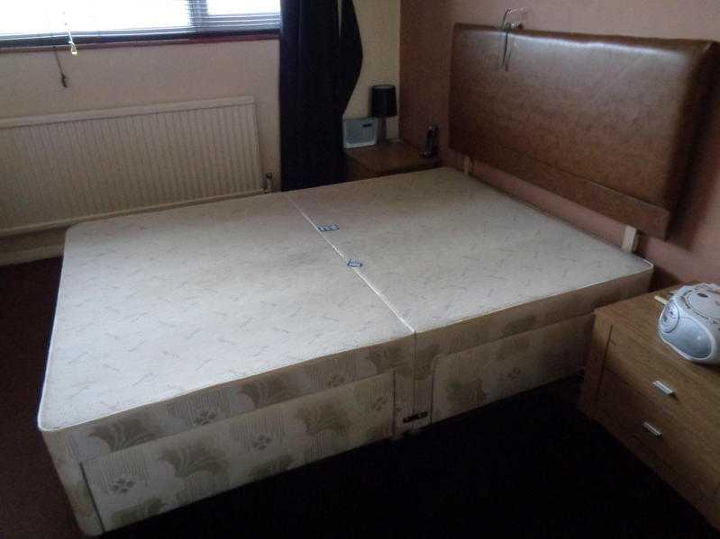 Double Bed Base with 4 Drawers