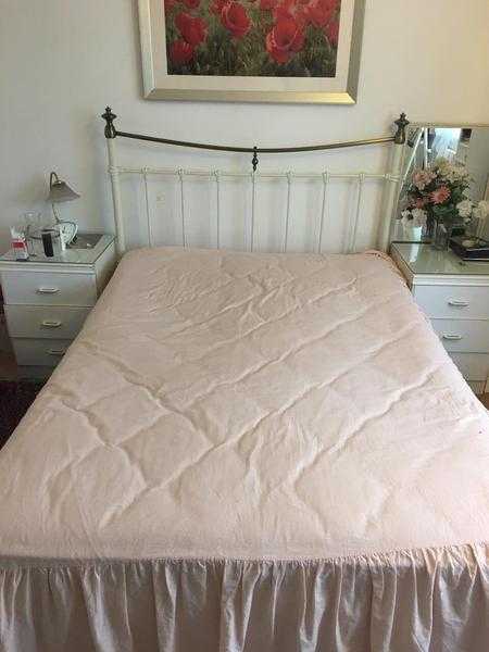 double Bed including mattress for sale with bottom draws for storage