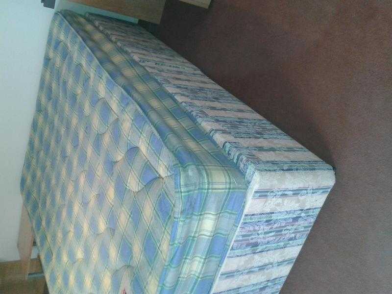 Double Bed with 2 drawer divan base -DELIVERY AVAILABLE