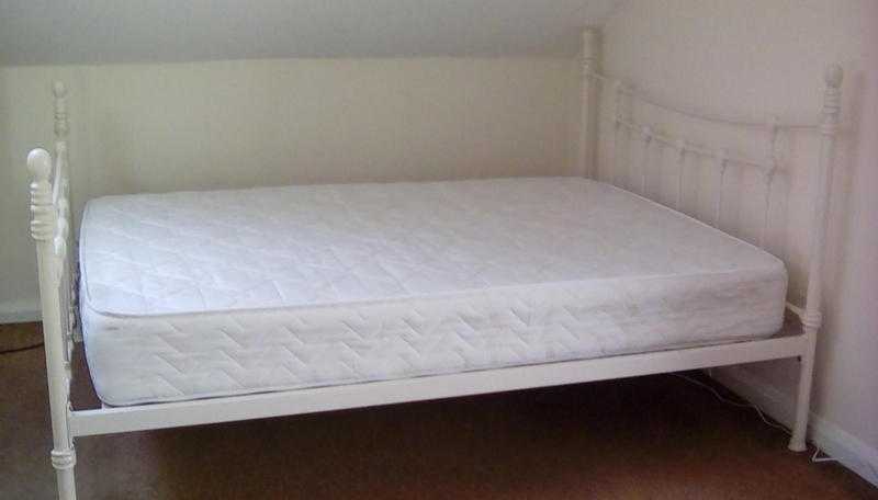 Double bed with mattress