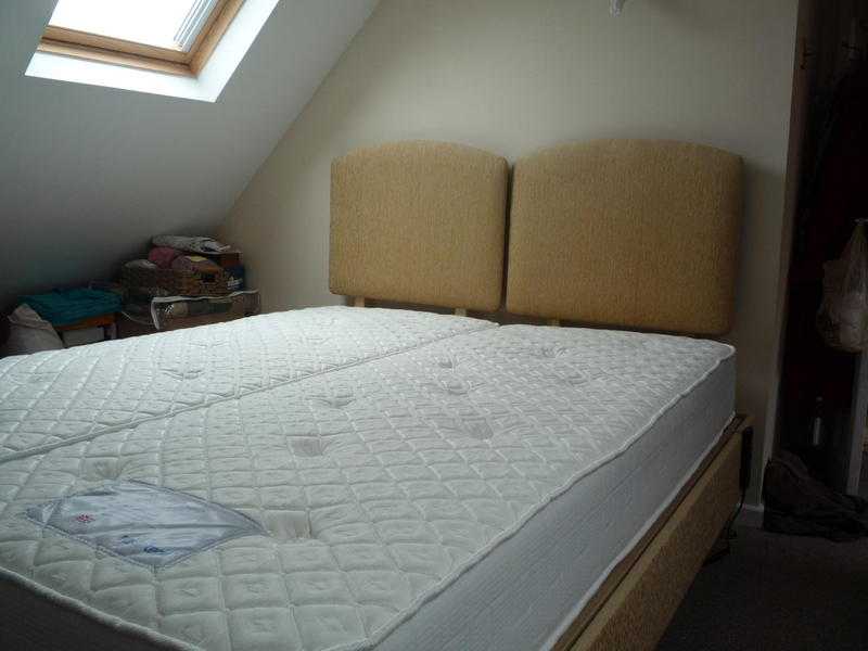 Double bed with mattress