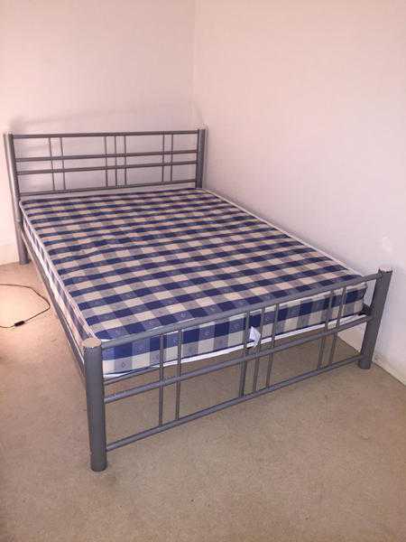 DOUBLE BED WITH MATTRESS