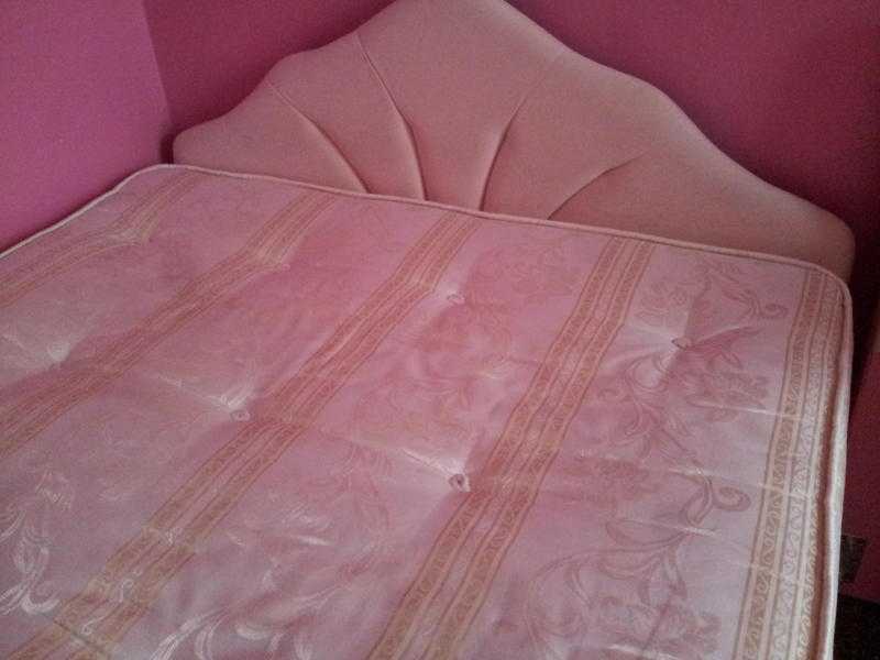 double bed with mattress