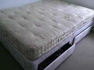 DOUBLE DIVAN AND MATTRESS