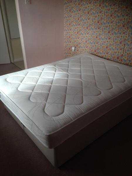 Double Divan Bed with Mattress