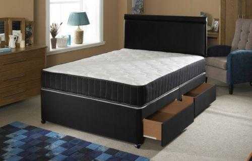 DOUBLE DIVAN BED WITH MATTRESS  FREE LOCAL DELIVERY