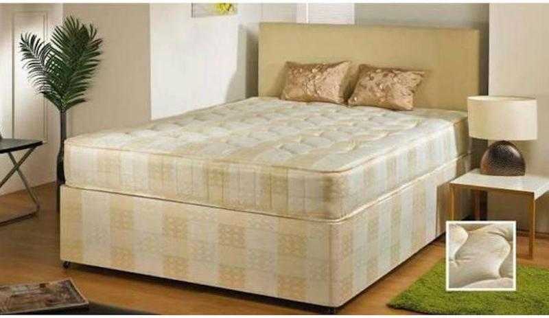 DOUBLE DIVAN BEDS ON SALE - BRAND NEW - CALL NOW - FREE LOCAL DELIVERY