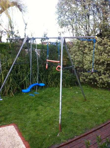 double garden swing