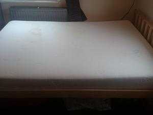 Double matress and feather duvet