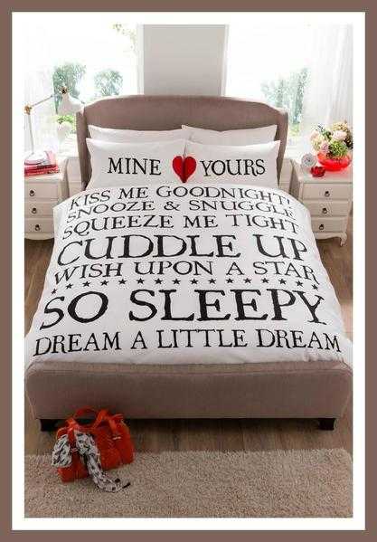 Double Mine and Yours Duvet Set