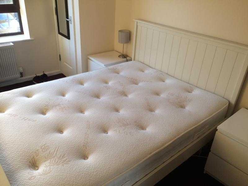 Double size bed frame  mattress