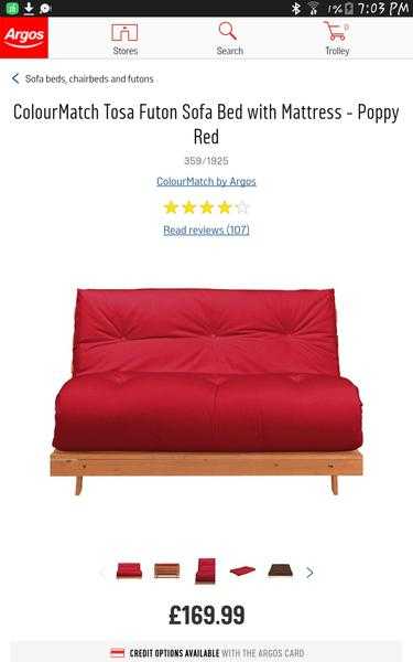 Double sofabedfuton