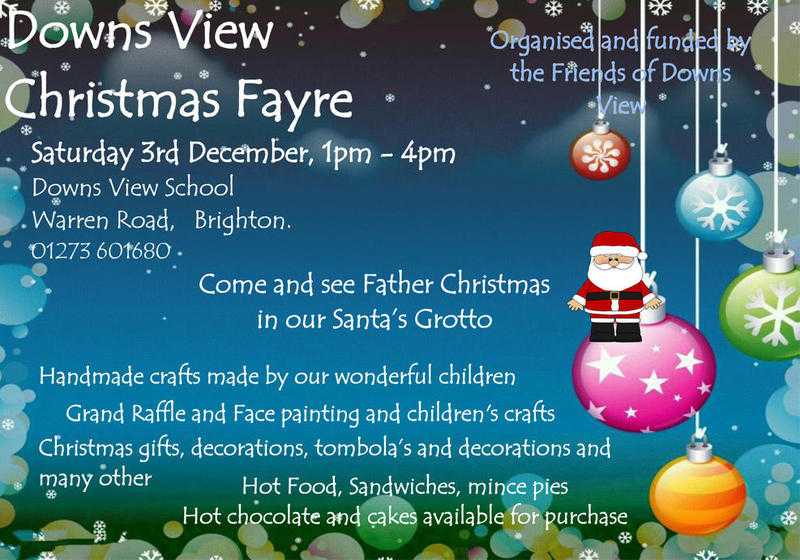 Downs View School Christmas Fayre