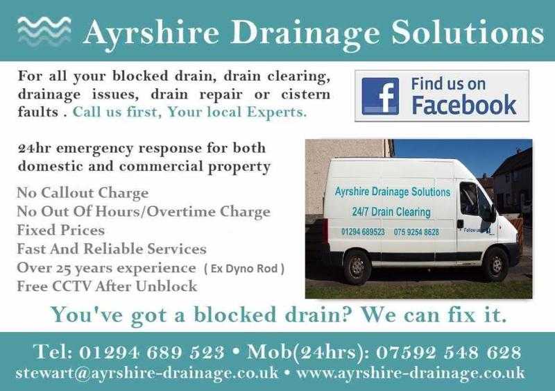 Drain Clearing In Ayrshire