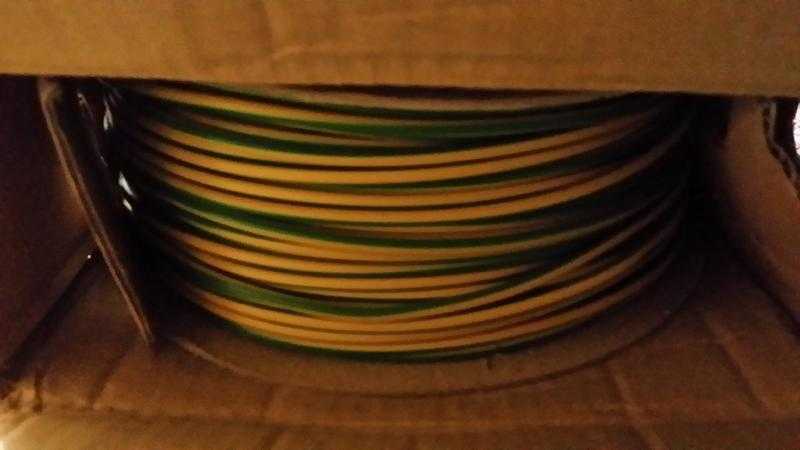 Draka 4mm GreenYellow 100m 1-Core