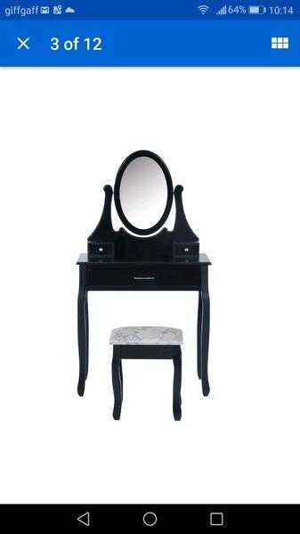 Dressing table new boxed