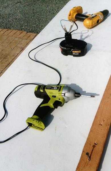 Drill and Power Tool Conversions. Use a car battery, or the mains as a power source.