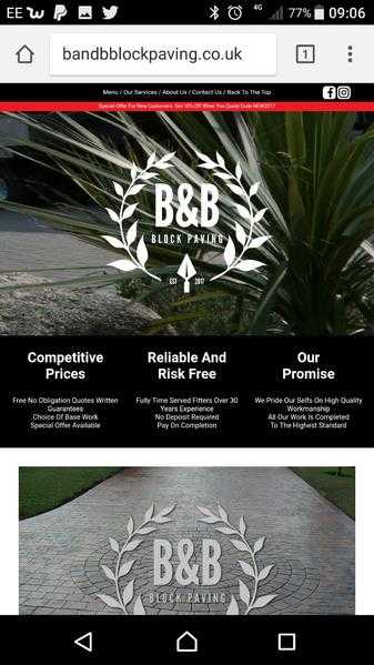 Driveway and building specialists with over 30 year experience