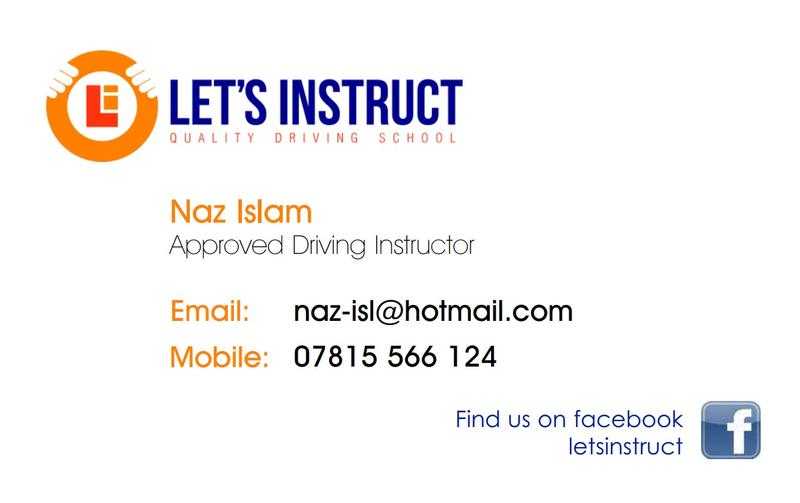 Driving instructor