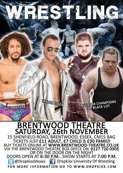 Dropkixx Wrestling presents BRENTWOOD XIII - ft. FIRST EVER 3 STAGES OF HELL MATCH