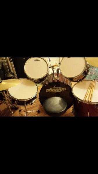 Drum set complete set with drum sticks