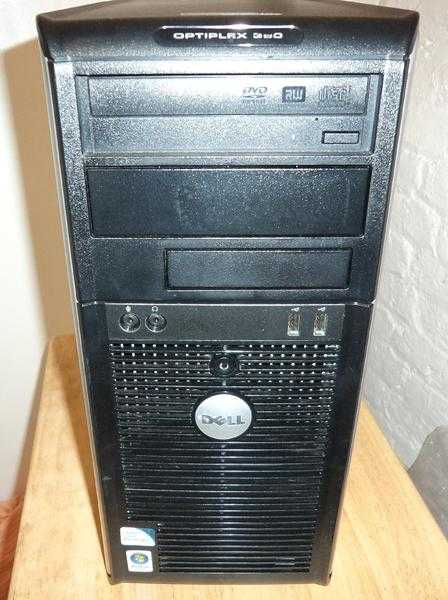 DUAL-CORE DELL OPTIPLEX 360 COMPUTER, 2GB RAM, 250GB HD, DVD WRITER