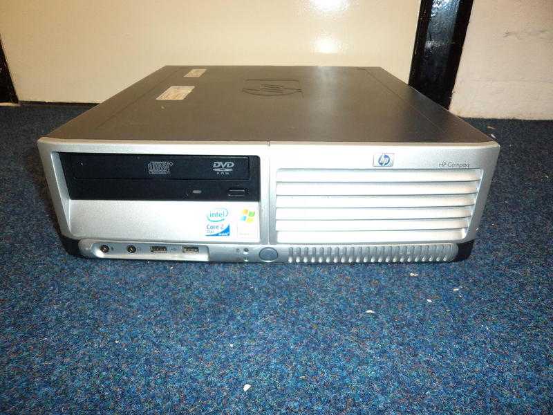 DUAL-CORE HP DC 7700 COMPUTER, 2GB RAM, 160GB HD