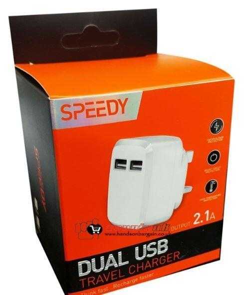 dual usb travel charger