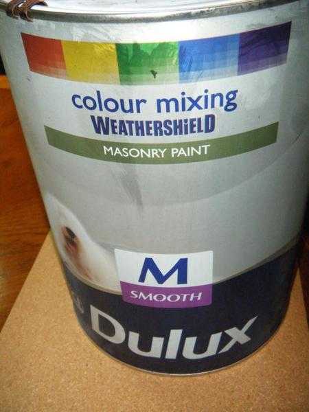 Dulux  masonry EXTERIOR ColourMixing Weathershield Smooth 5L