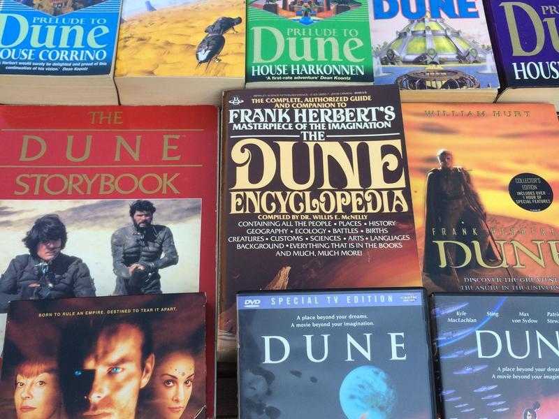 Dune collection of books and DVD039s