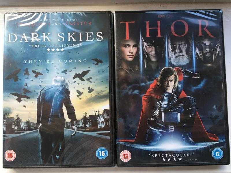 DVD Movies - Thor and Dark Skies - Brand New, Sealed