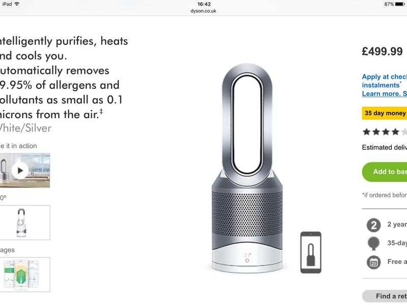 Dyson Pure HotCold Link Purifier HP02
