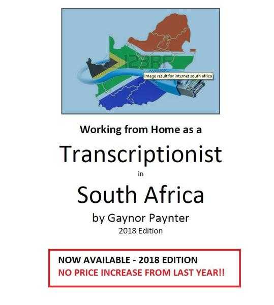 E-Book Working From Home as a Transcriptionist in South Africa
