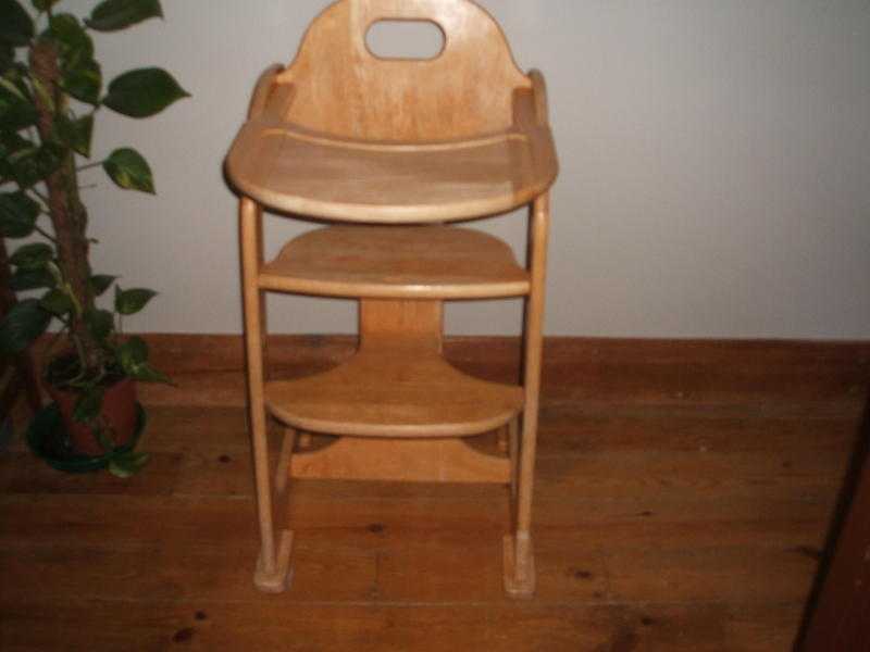 East Coast Multi-Height Natural Wood Highchair (bought from John Lewis)