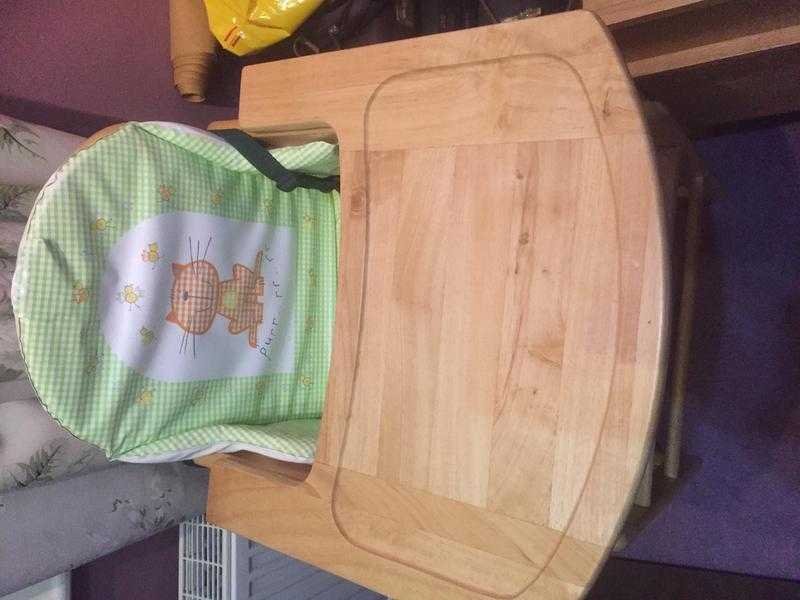 East Coast wooden high chair