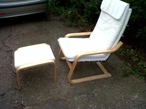 Easy Chair  Foot Stool