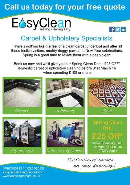 Easyclean - Making Cleaning Easy - Carpet and Upholstery Cleaning Specialists