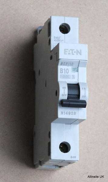 Eaton B10 fuse box breaker N14928 10A MBH110 MEMSHIELD 2 TALISMAN - Unused