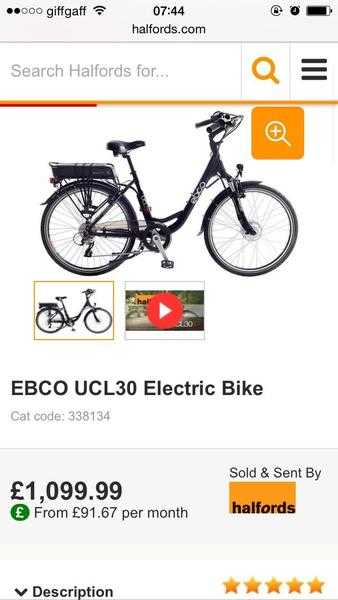 Ebco ucl30 electric bike