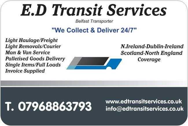 ED Transit Services. Belfast Transporter ..