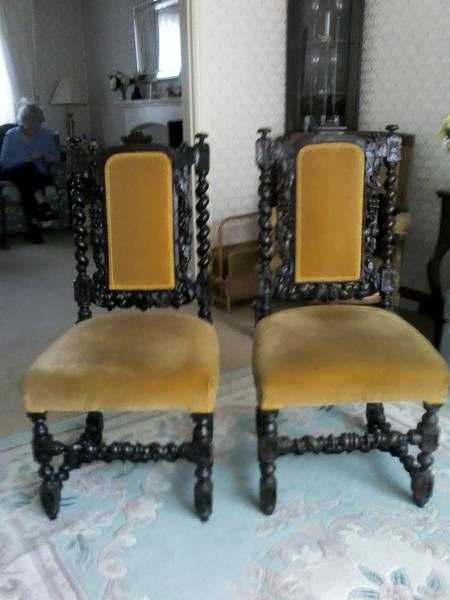 EDWARDIAN CHAIRS