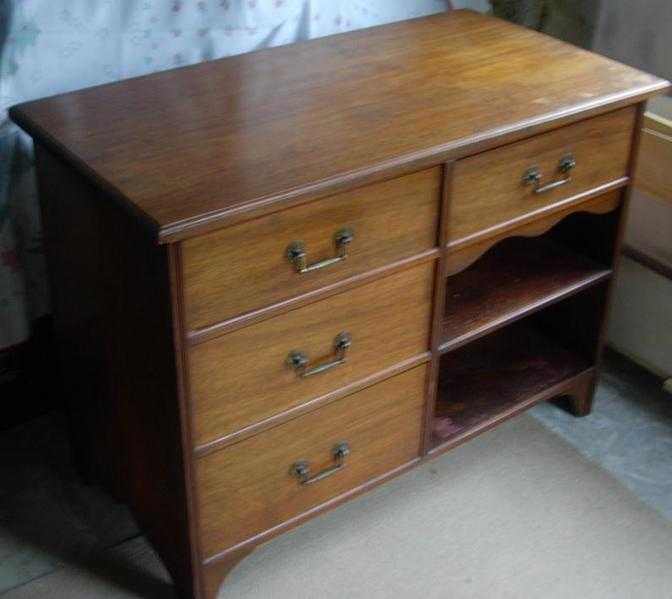 Edwardian Hardwood Drawer Unit