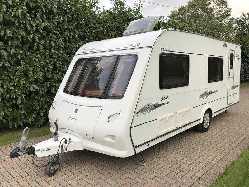 Elddis Avante 556 6 berth 2008 Caravan with Motor Movers and Awning