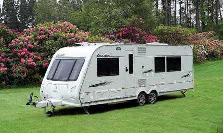 Elddis  Crusader Cyclone - 2008 - caravan twin axle rear fixed bed bedroom