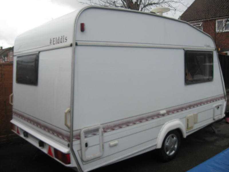 elddis  knightsbridge1998 small light 2 berth caravan in vgc condition