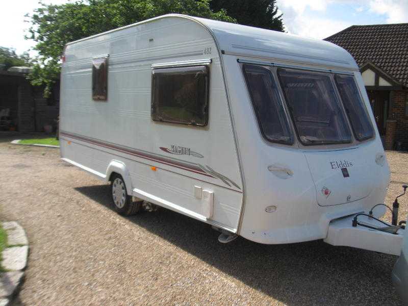 elddis magnum 482 2 birth 2001 with motor mover and porch awning