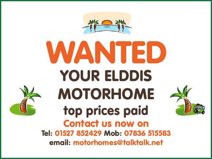 Elddis Motorhomes Wanted