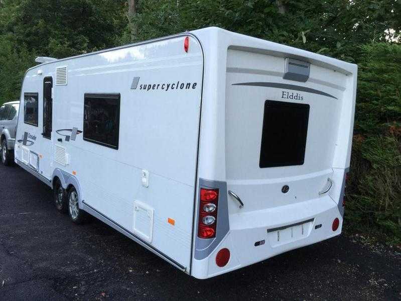 Elddis Super Cyclone 2009 4 Berth Fixed Single Beds  Full Awning  Winter Cover