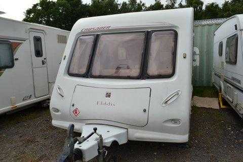 elddis typhoon 4 berth caravan with motor mover